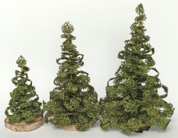 Klöppelbrief "Weihnachtsbaum"